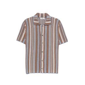 Altea Men Striped Short Sleeve Shirt
